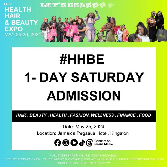 #HHBE MAY 2024 1-DAY SATURDAY ADMISSION